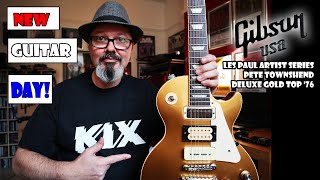 Video thumbnail for N.G.D. Gibson Les Paul Artist Series - Pete Townshend Deluxe Gold Top '76 by Dunsys Guitar World