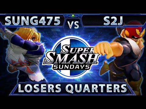 SSS 30 - OXY SUNG475 (Sheik) Vs. S2J (Captain Falcon) SSBM Losers Quarters - Melee