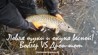Ловля на дроп шот весной с берега