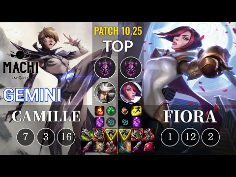 MCX Gemini Camille vs Fiora Top - KR Patch 10.25