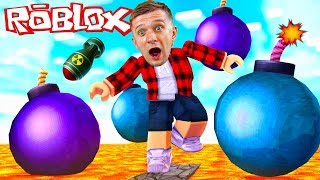 ВЫЖИВАНИЕ на ОСТРОВЕ с БОМБАМИ в ROBLOX Как Здесь ВЫЖИТЬ Летсплей от папы FFGTV