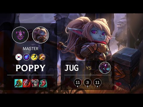 Poppy Jungle vs Kha'Zix - KR Master Patch 11.19