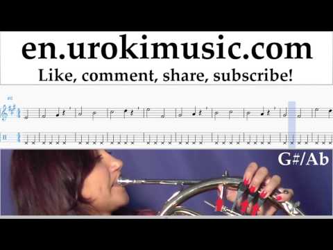 How to Play French Horn The Chainsmokers & Coldplay - Something Just Like This Tabs Part#1