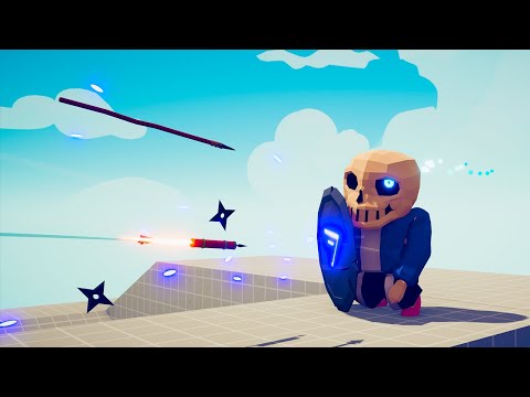 SANS REFLECT SHIELD vs RAPID RANGED UNITS - Totally Accurate Battle Simulator | TABS