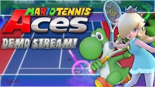 Unlocking All Characters! -「🔴Mario Tennis Aces Demo」