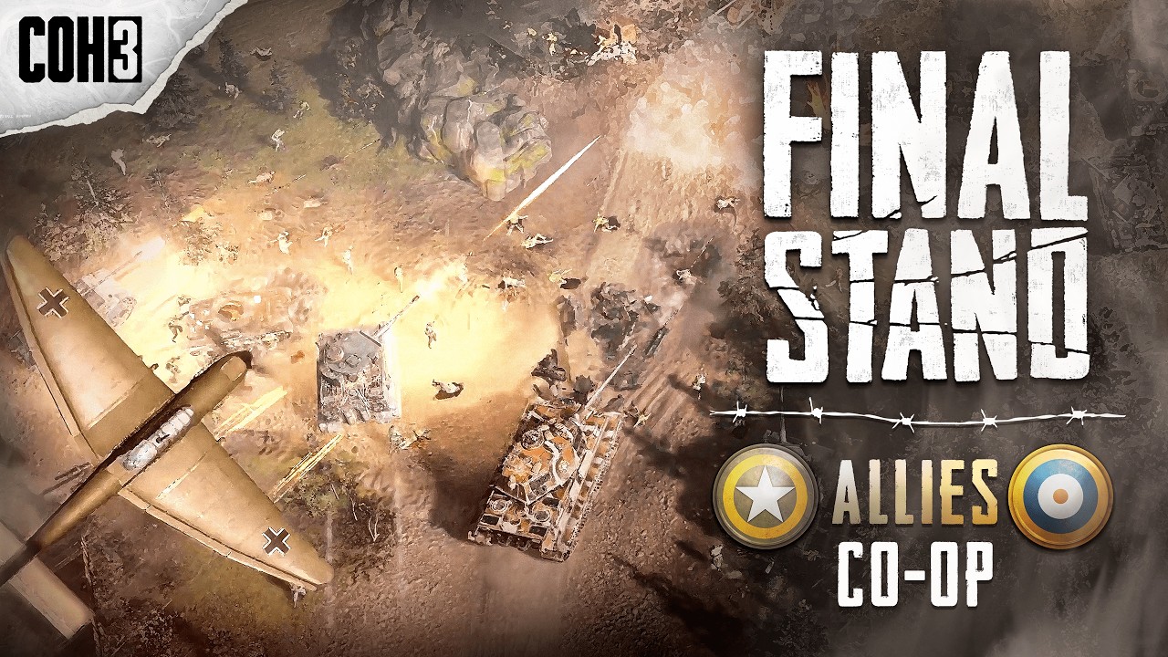 Company of Heroes 3: Final Stand - Allies Co-op Gameplay
