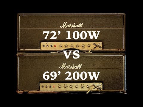 JMP 100W VS 200W Marshall