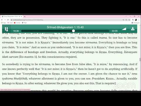 Srimad Bhagavatam 1.15.40 | H D G A C BhaktiVedanta Swami Srila Prabhupada|
