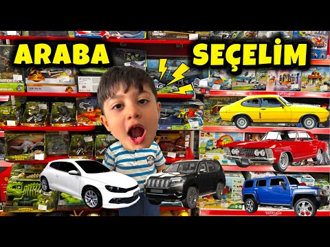 POYRAZ BÜYÜK OYUNCAK DÜKKANINDA YENİ ARABALAR ALIYOR !!