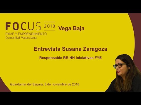 Entrevista a Susana Zaragoza, responsable de RRHH de Iniciativas FYE, en Focus Vega Baja[;;;][;;;]