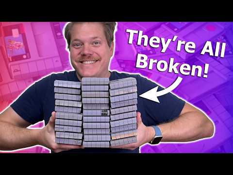 Cleaning a PILE of SNES Games - How Many Will Work?