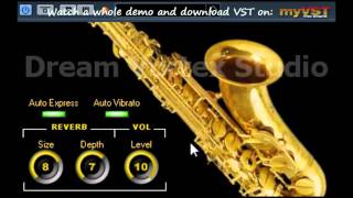 Video thumbnail for DVS Saxophone - Free VST - myVST Demo by myVST