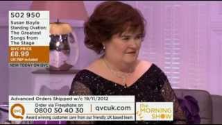 Susan Boyle (QVC UK) ~ &quot;The Winner Takes It All&quot; &amp; &quot;Somewhere Over The Rainbow&quot; (12 Nov 12)
