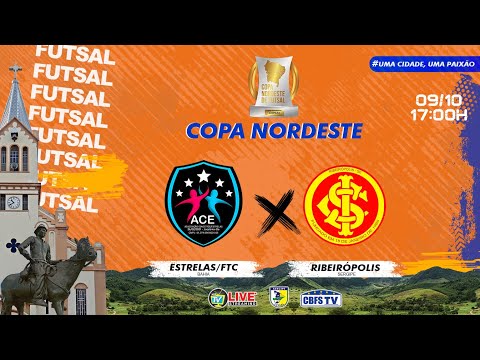 C. Estrelas/FTC (BA) X Ribeirópolis (SE) | COPA NORDESTE 2023 #futsal #sergipe #simaodias