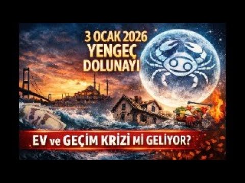 3 Ocak Dolunay'ı Savaş Değil, Geçim Krizi Getiriyor | Tarihe Not #astroloji #türkiye #dünya #gündem