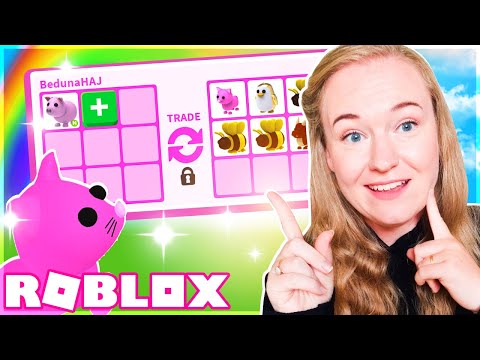 TRADER MINE NEONS VÆK! *6x LEGENDARY* | Roblox: Adopt me dansk