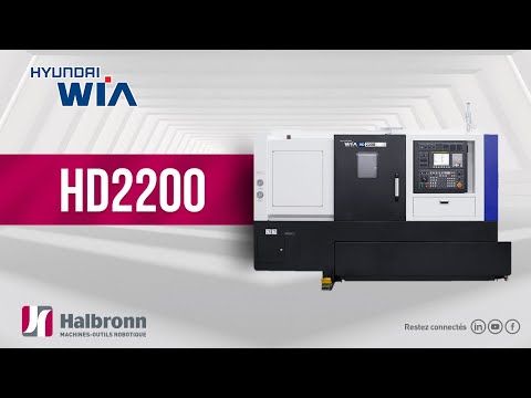 Токарный обрабатывающий центр с револьверной головкой HYUNDAI WIA HD2200 - Видео c Youtube №1