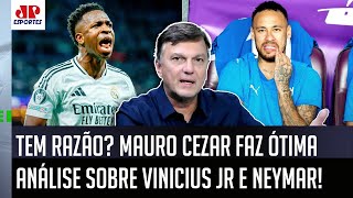 "O Neymar tem MAIS HABILIDADE, mas o Vinicius Júnior pra mim é MAIS..." Mauro Cezar faz ANÁLISE!