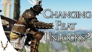 For Honor - Should we change the way how we unlock Feats?