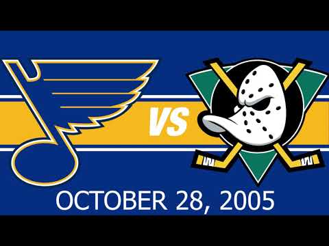 Highlights: Blues at Mighty Ducks: October 28, 2005