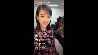 桐谷美玲Instagram Live