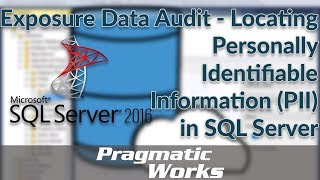 Exposure Data Audit - Locating Personally Identifiable Information (PII) in SQL Server 2016