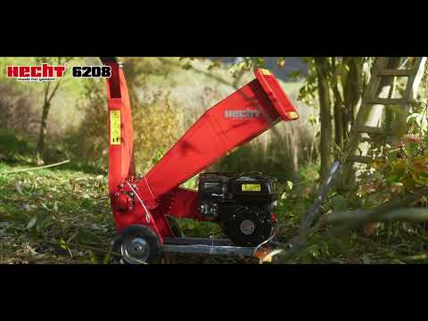 Hecht Benzininis šakų smulkintuvas 6208, 4.3kW video