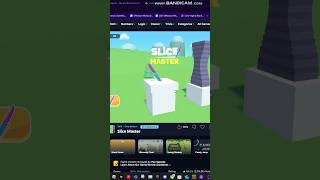 I played Slice Master and lost a couple time #coolmathgames #slicemaster