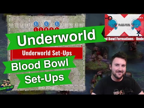 Underworld Team Set-Up Formations for Blood Bowl - Blood Bowl 2020 (Bonehead Podcast)