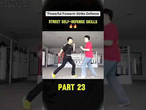 “Powerful Forearm Strike Defense – Street Self Defense Part 23 #viralvideo #martialarts #hongliu