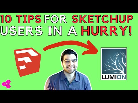 10 SKETCHUP To LUMION TIPS For People In A HURRY!