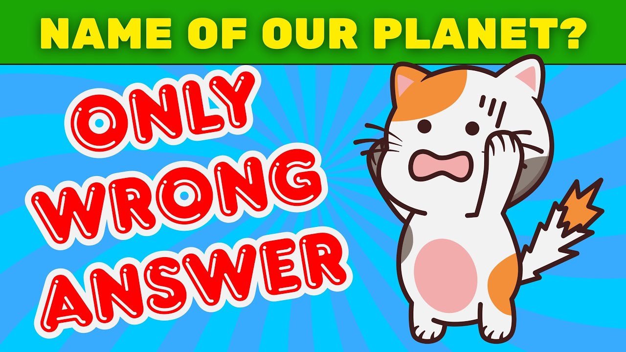 Only Wrong Answers Allowed! 🤯 | Ultimate Funny Quiz Challenge 😂 @puzzlingpawzz