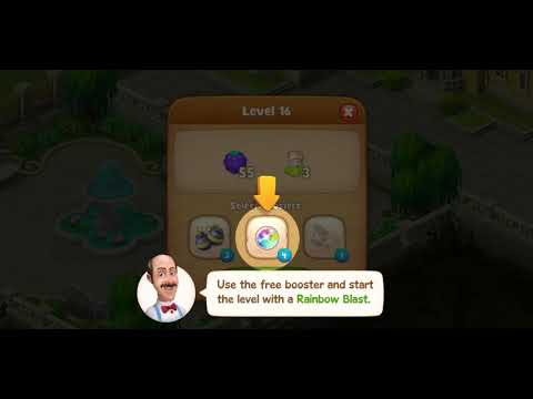 Gardenscapes Level 16