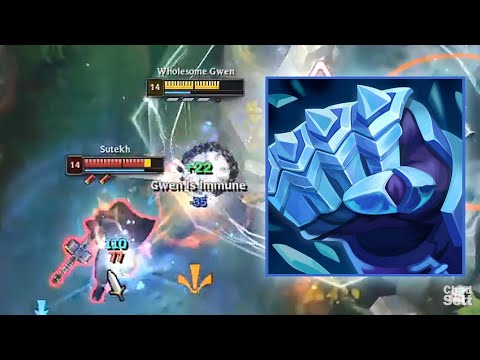 When Gwen buy Iceborn Gauntlet..