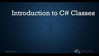 Classes in C#