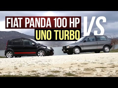 Fiat Panda 100 HP vs Fiat Uno Turbo | Обзор и тест-драйв Давида Чирони