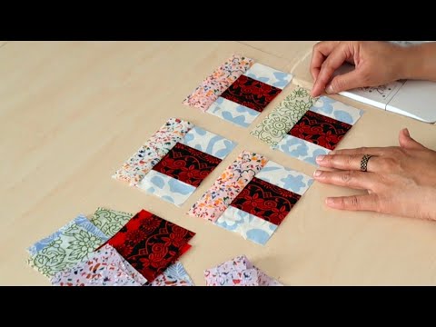  Vinuta Sewing's Breathtaking Quilt Block ‼️The Art of Fabric Scraps : Stunning Quilt Blocks.