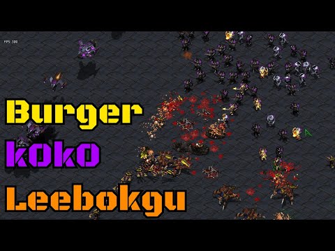 [RJB TV] Today we eat Burgers! Burgersasu(Z/P) vs k0k0(T) & Leebokgu!(T)