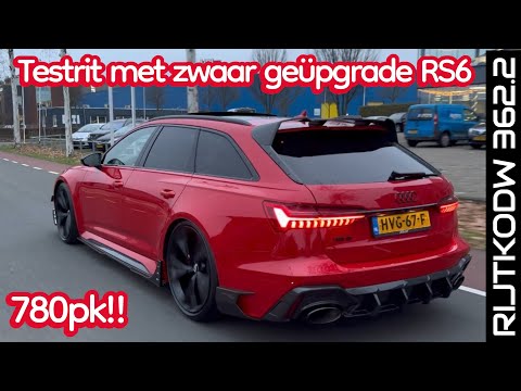 We're going to test the modified RS6, what a machine this has become! | Porsche 991.2 Turbo deliv...