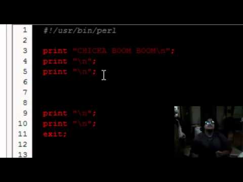 Perl Tutorial #1 : Setup and Code