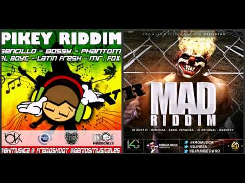 MAD riddim vs PIKEY riddim - Djjeremy 2012