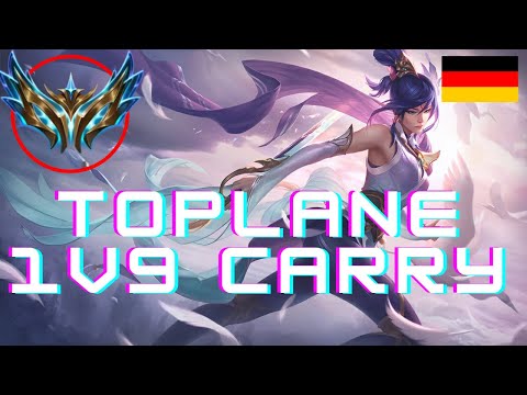 Fiora Guide german 🔥 TOPLANE KANN CARRIEN!? 🔥 1v9 Hardcarry Top Challenger Elo INSANE BACKDOOR TP