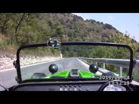 15 R500gt Italy a nice driving road from Stroppo direction Cuneo Italy.MVIV0015.MOV