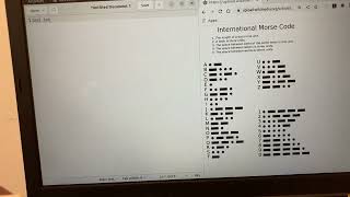 Morsilka: Morse code keyboard