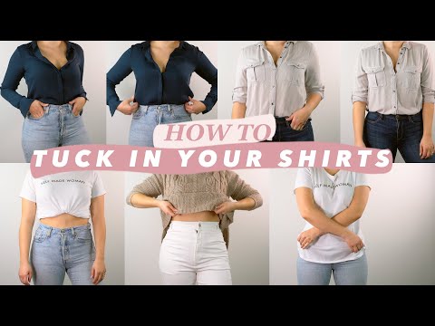 How to tuck in a shirt (T-shirt, chunky sweater,...