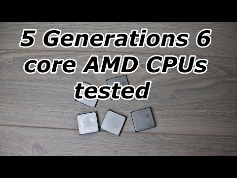 AMD phenom X6 vs AMD FX vs AMD Ryzen R5 1600 vs 2600 vs 3600