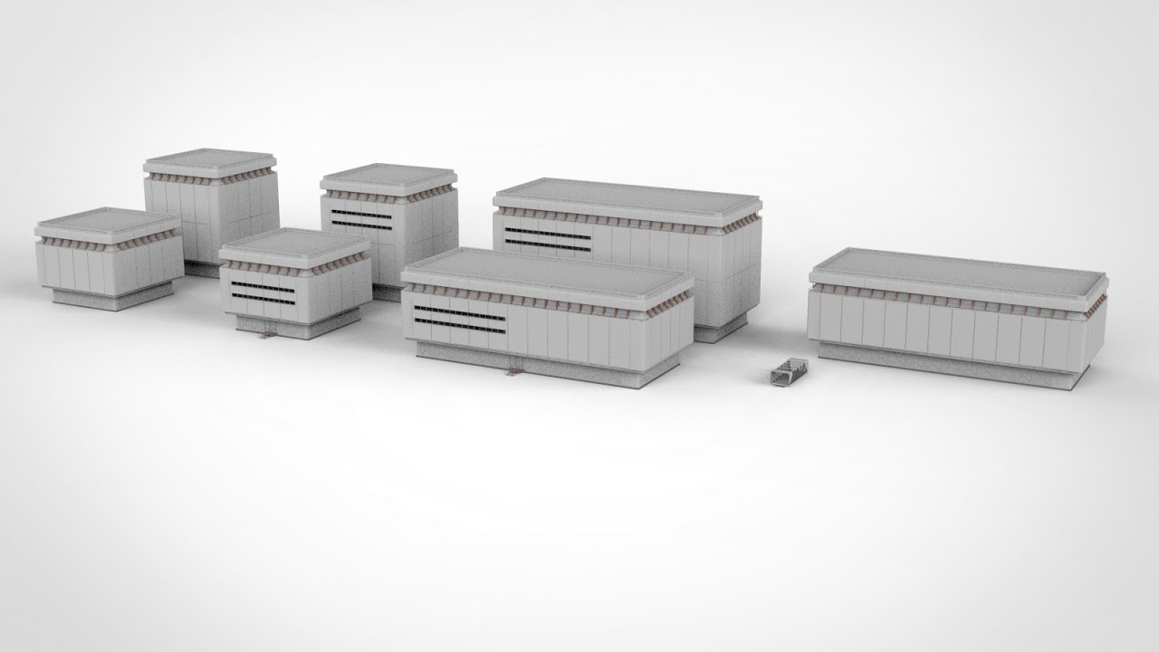 Sci-fi architecture 9 3D Model