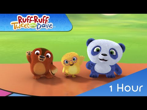 🐶🐼🐤 RUFF-RUFF, TWEET AND DAVE 1 Hour | 13-18 | VIDEOS and CARTOONS FOR KIDS