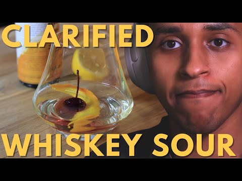 Clarified Whiskey Sour