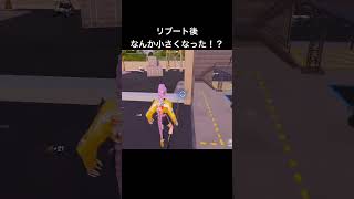 なんか小さくなった！？ #フォートナイト #fortnite #フォトナ #ゲーム実況 #騒音のない世界 #fortniteshorts